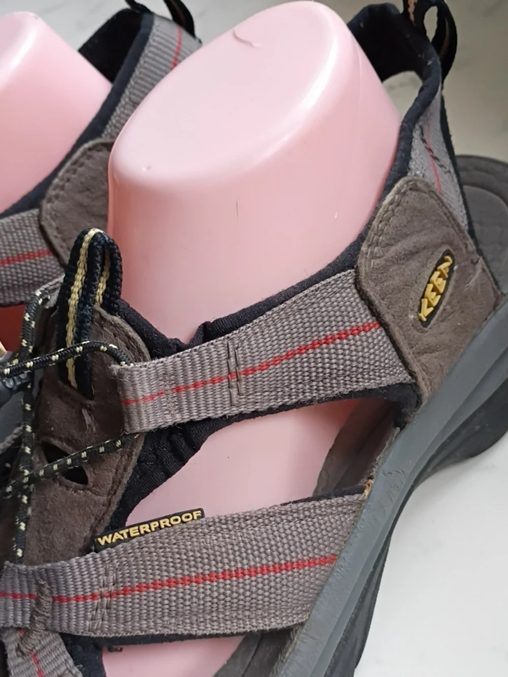 Keen Waterproof Men's Brown Outdoor Sandal with Closed Toe